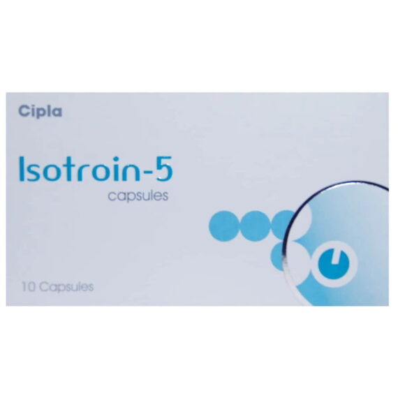 Isotroin 5 Mg Soft Capsules (Isotretinoin)