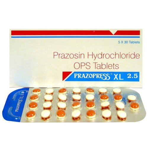 Prazopress XL 2.5 Mg (Prazosin)